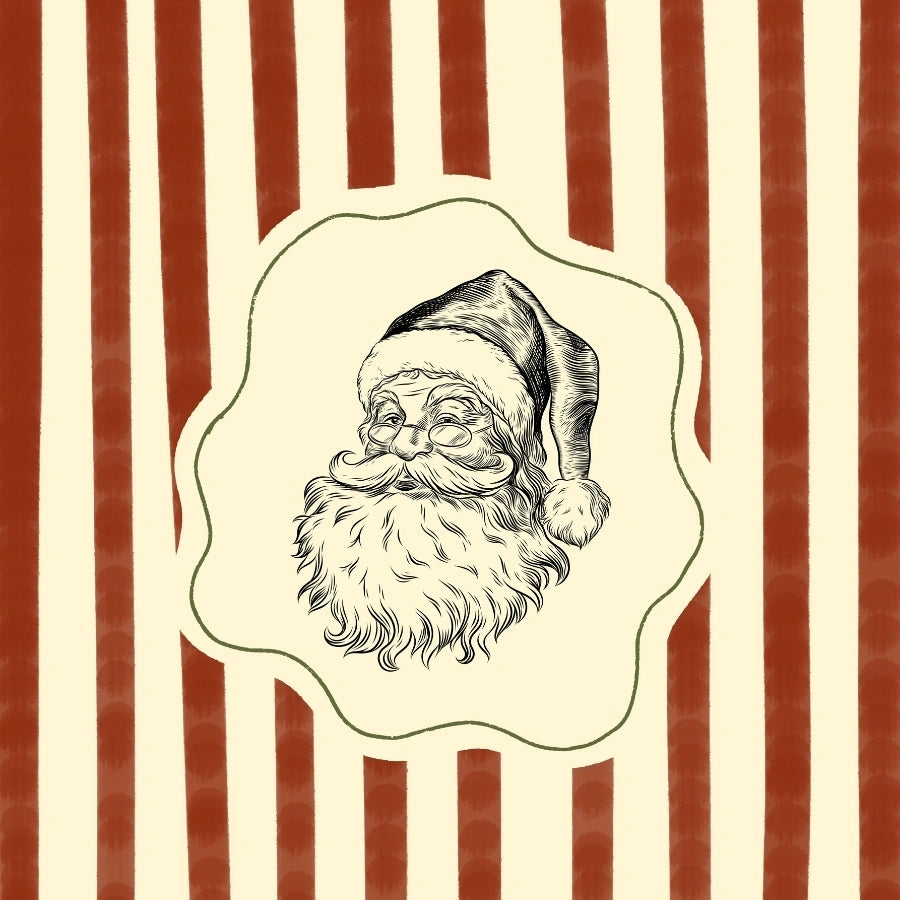 Vintage Santa Claus Wall Art