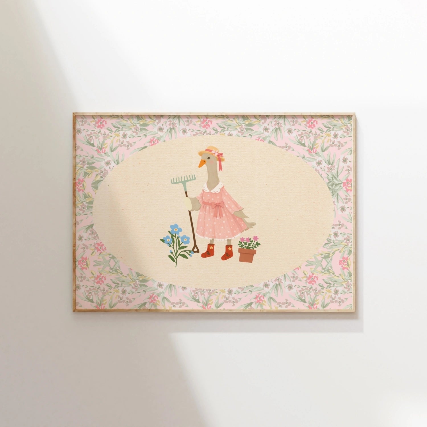 Storybook Animal Wall Art, Girls Room Decor