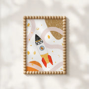 Rocket Through the Stars – Nursery & Kids Wall Art