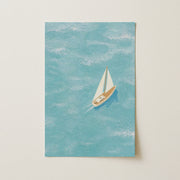 Sailboat Ocean – Coastal Wall Art