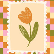 Orange Tulip – Nursery & kids wall art