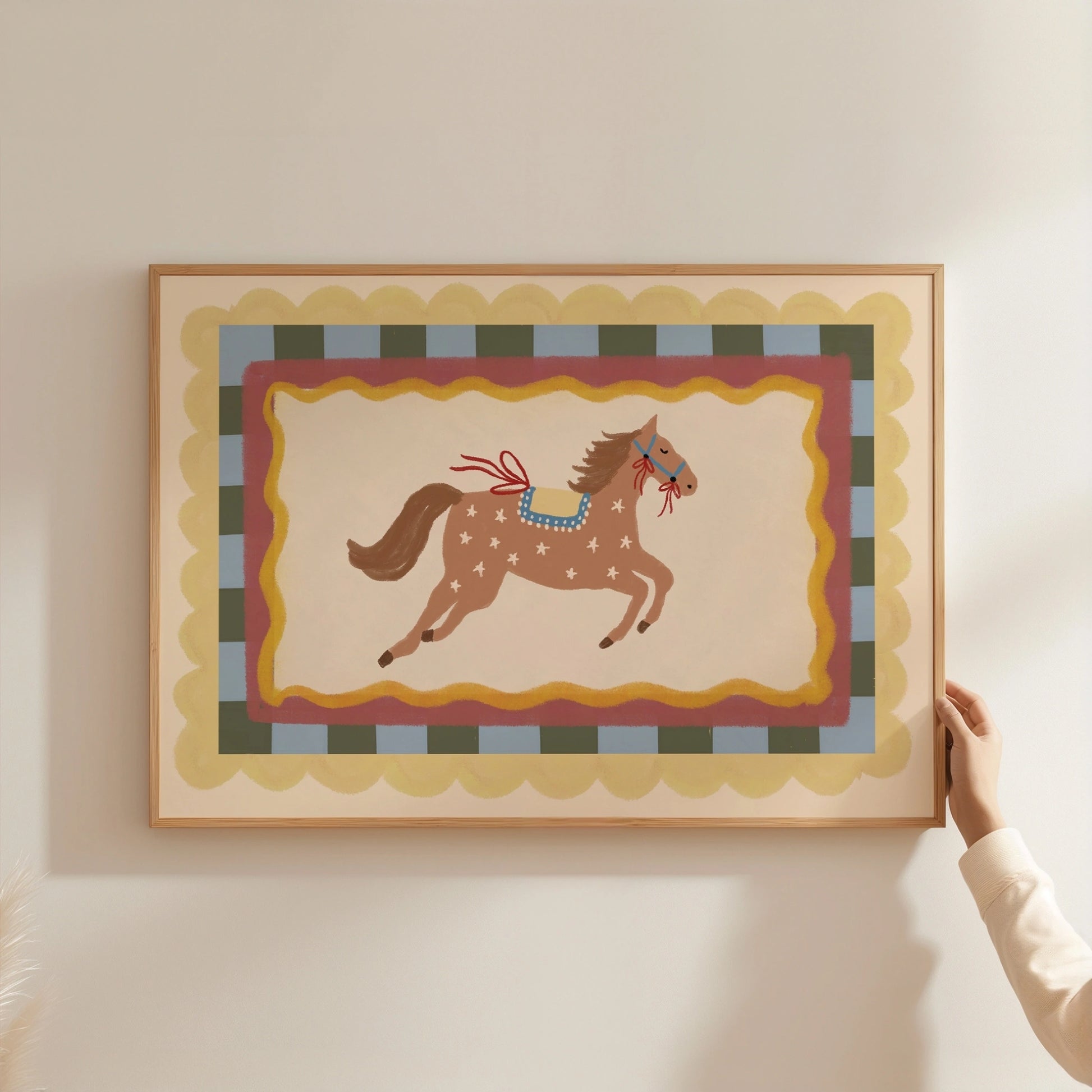 Stampa Cavallo cowboy per cameretta