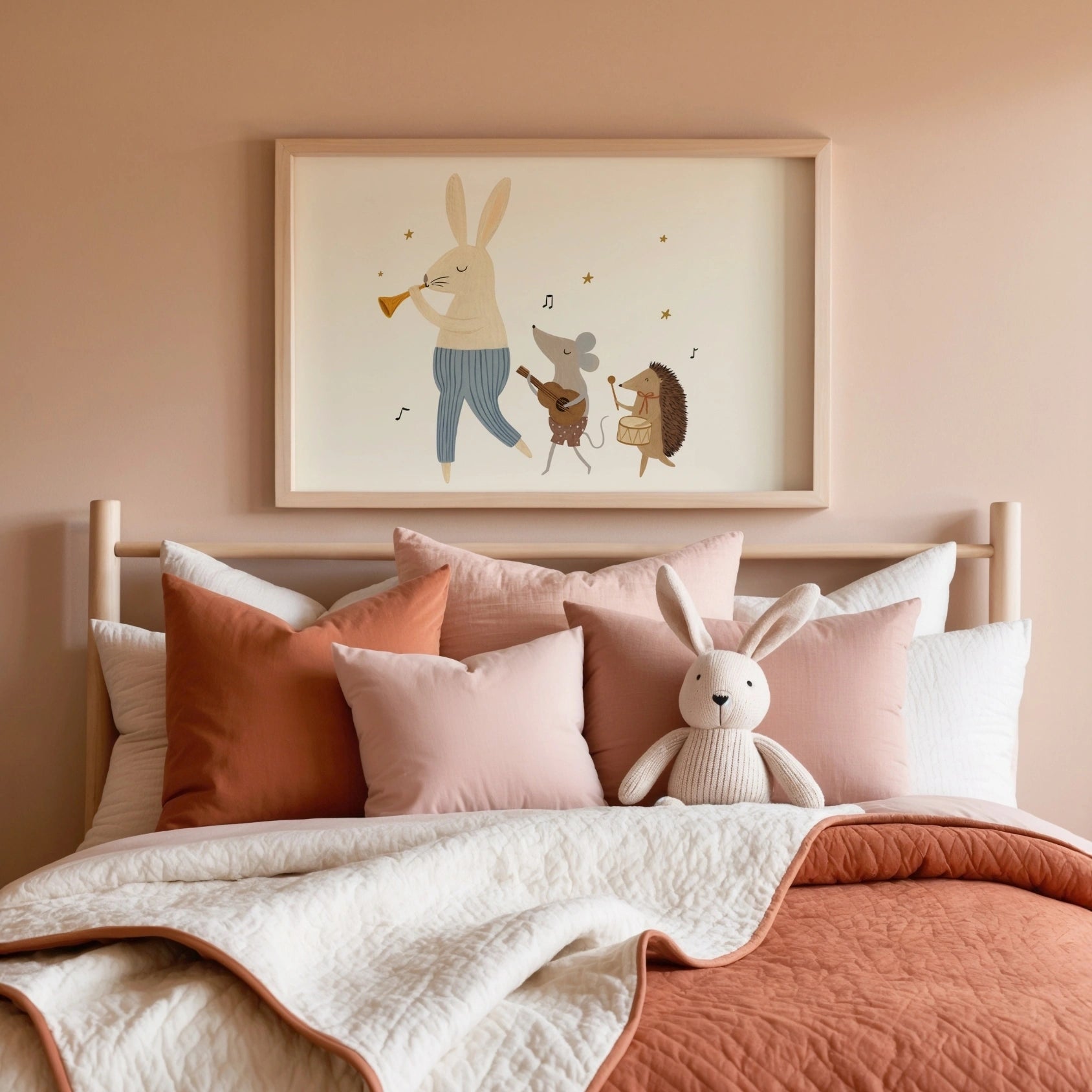 Decorazioni musicali retrò per la cameretta dei bambini