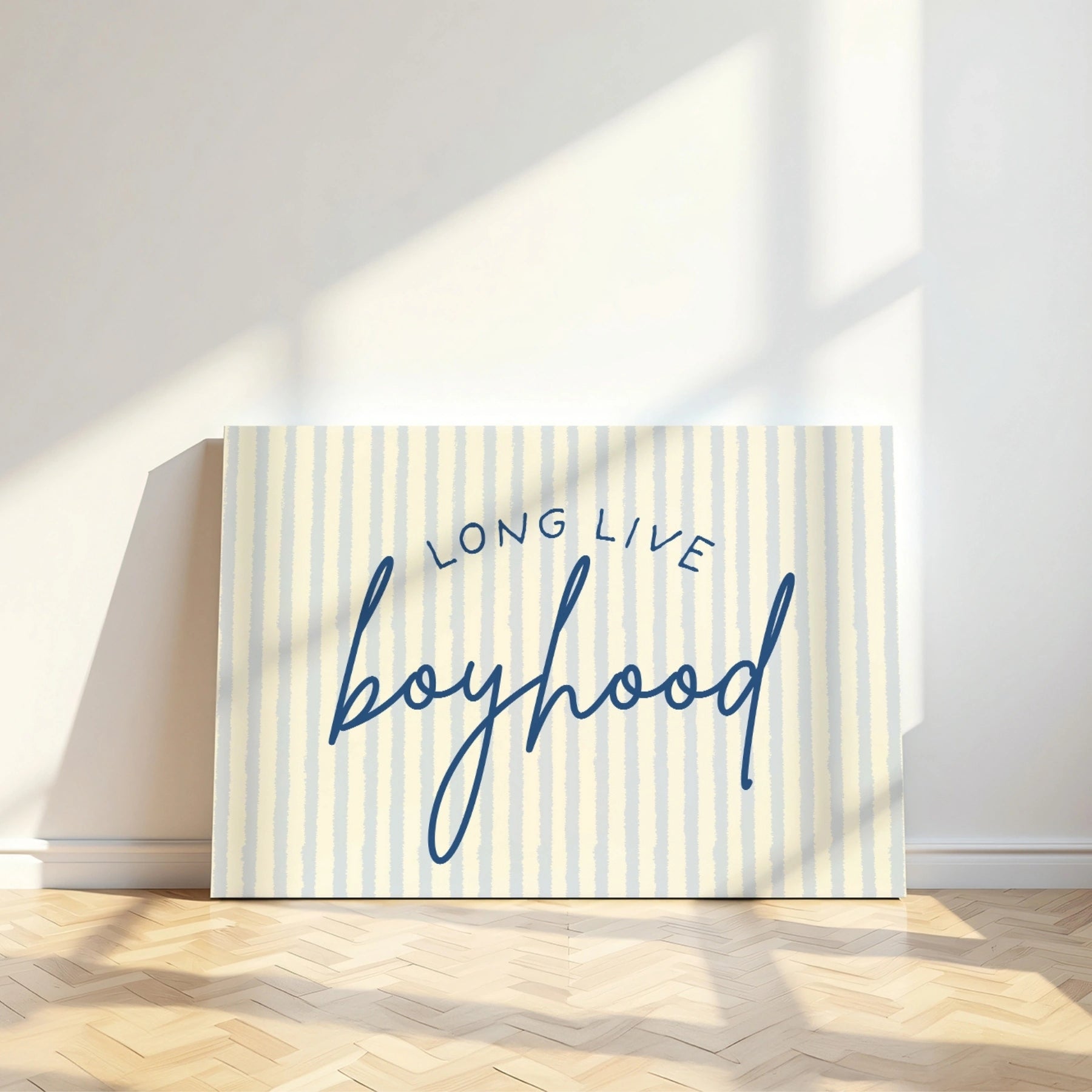 Long Live Boyhood Nursery Canvas Print