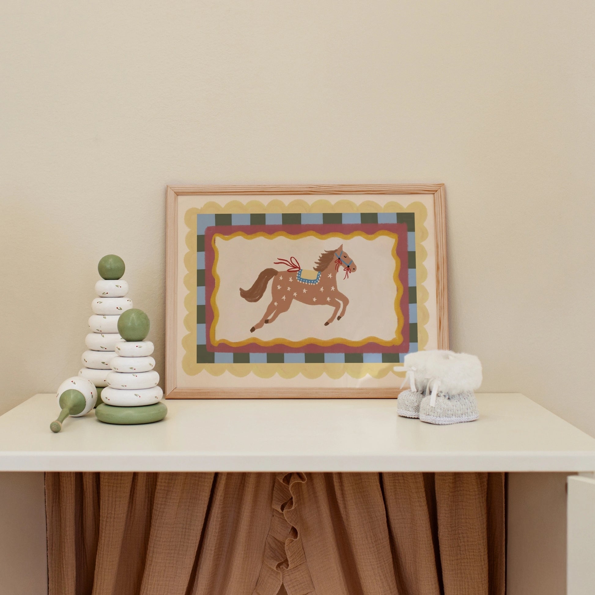 Stampa Cavallo cowboy per cameretta