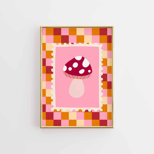 Mushroom Nursery Print