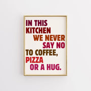 Funny Kitchen Quote – Kitchen Wall Art