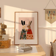 Bunny Friends – Nursery & kids wall art