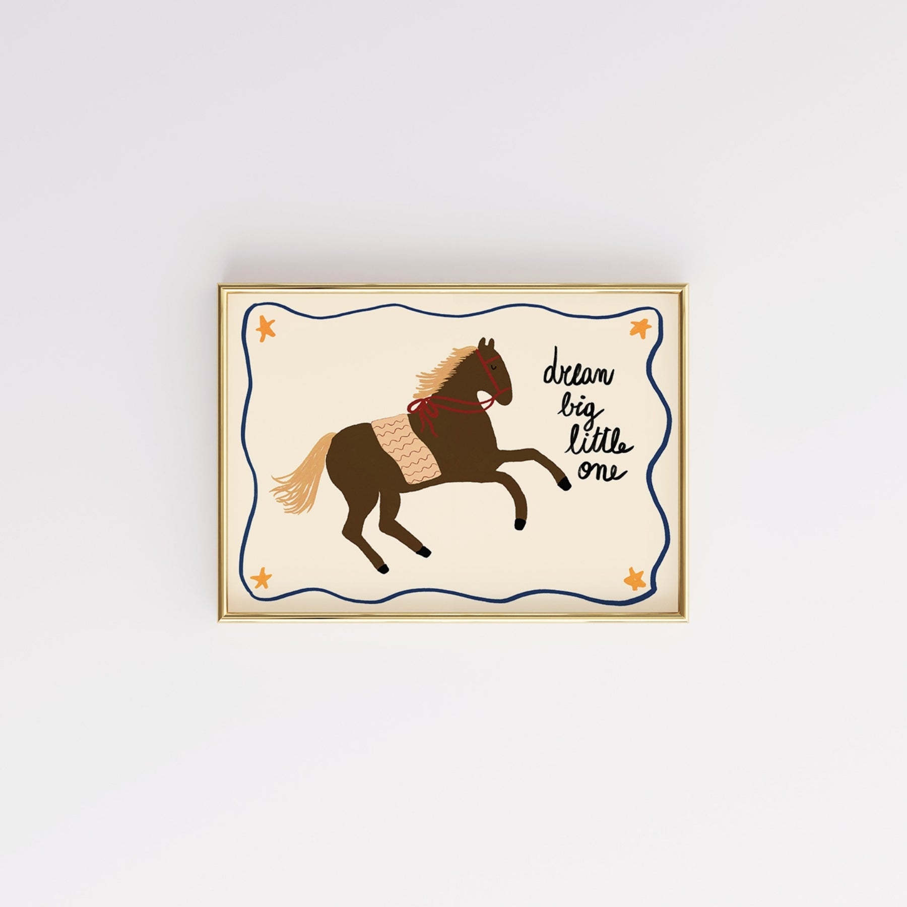 Dream Big Little One Horse Print