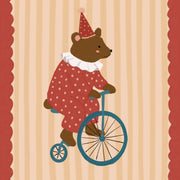 Vintage Circus Bear – Poster per bambini