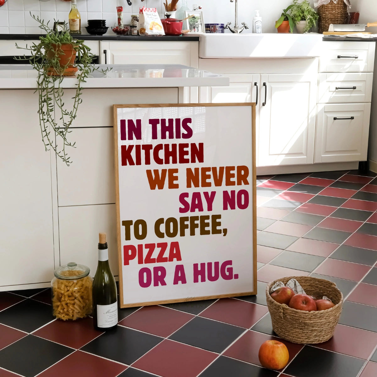 Funny Kitchen Wall Art – Quote Print