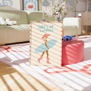 Surf’s Up Cowgirl – Coastal Wall Art