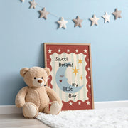 Sweet Dreams My Little Boy – Nursery & kids wall art