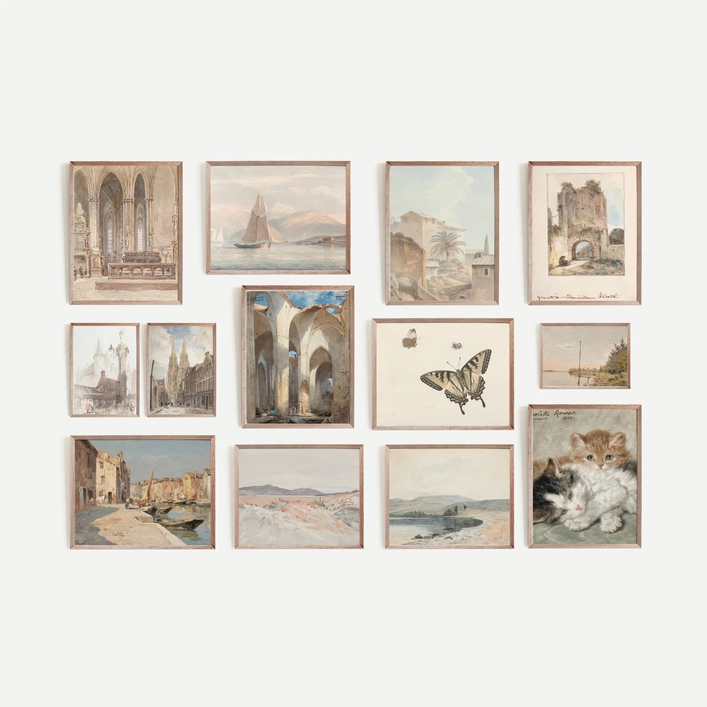 Neutral Summer Vintage Wall Art – 180 Aesthetic Digital Prints