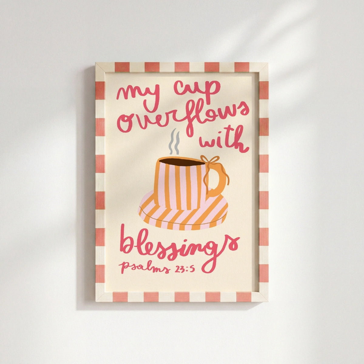 Cozy Christian Illustration, Christian Wall Decor