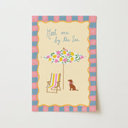 Meet Me by the Sea - Poster costiero
