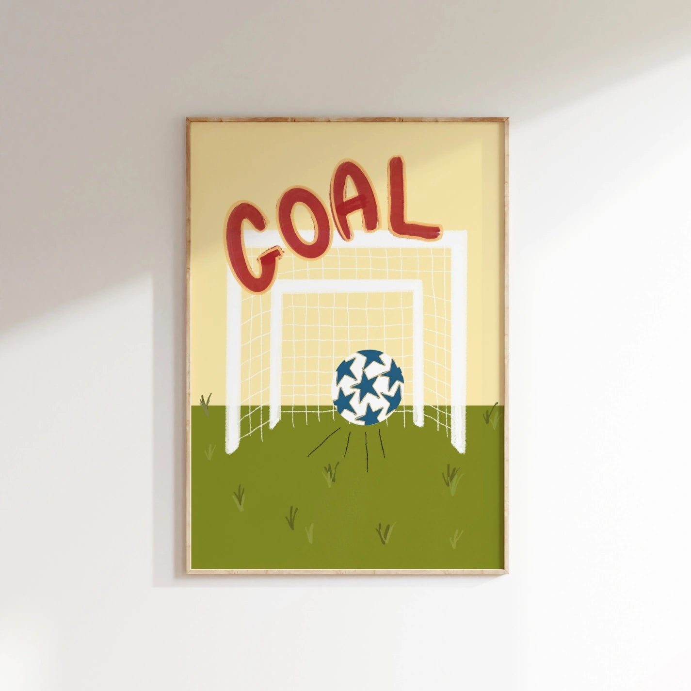 Football Print, Kids Sports Wall Art