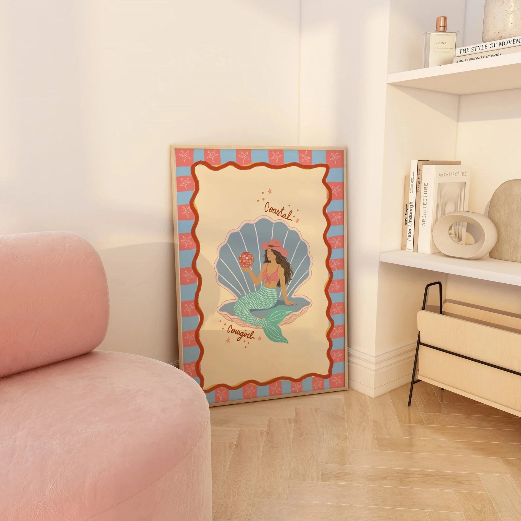 Western Mermaid Print