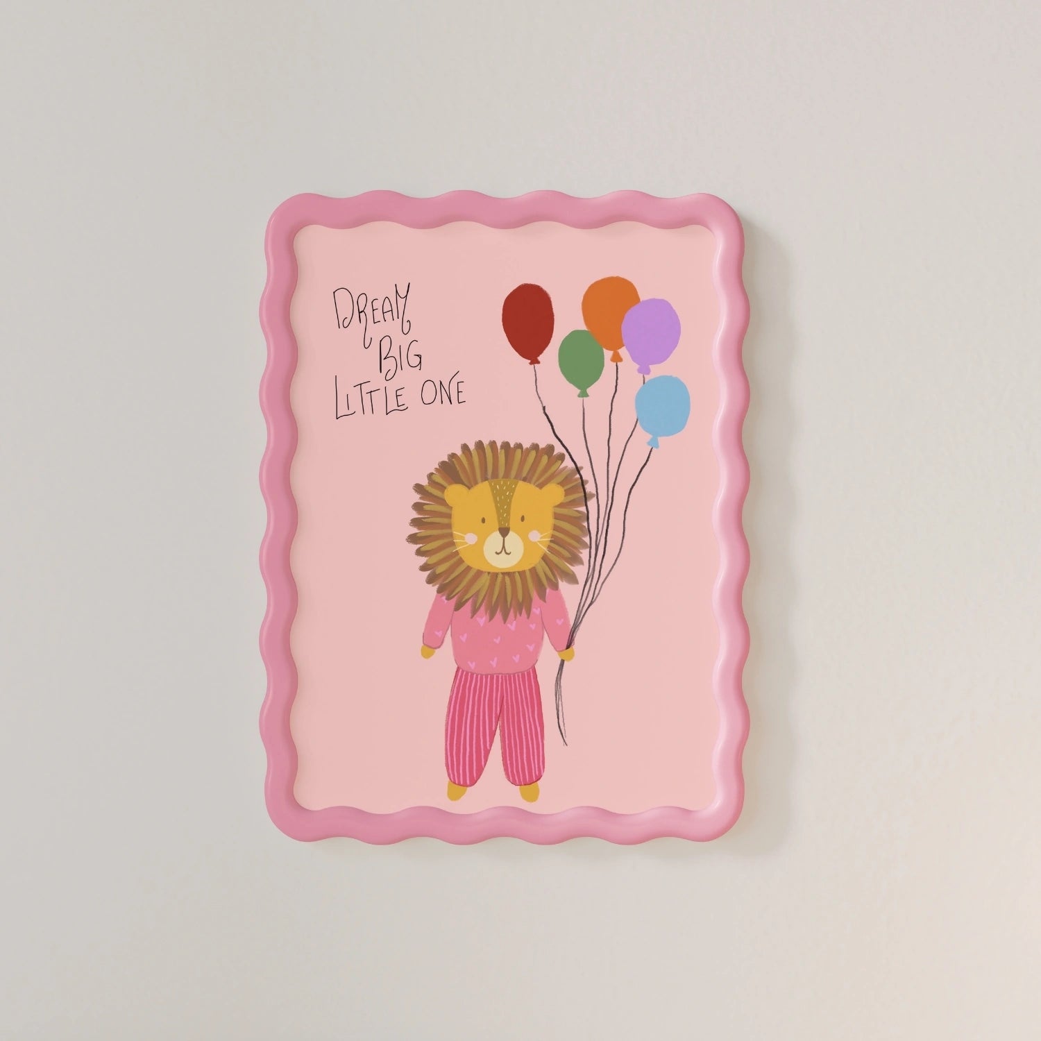 Dream Big Little One Nursery Print, Girls Room Decor