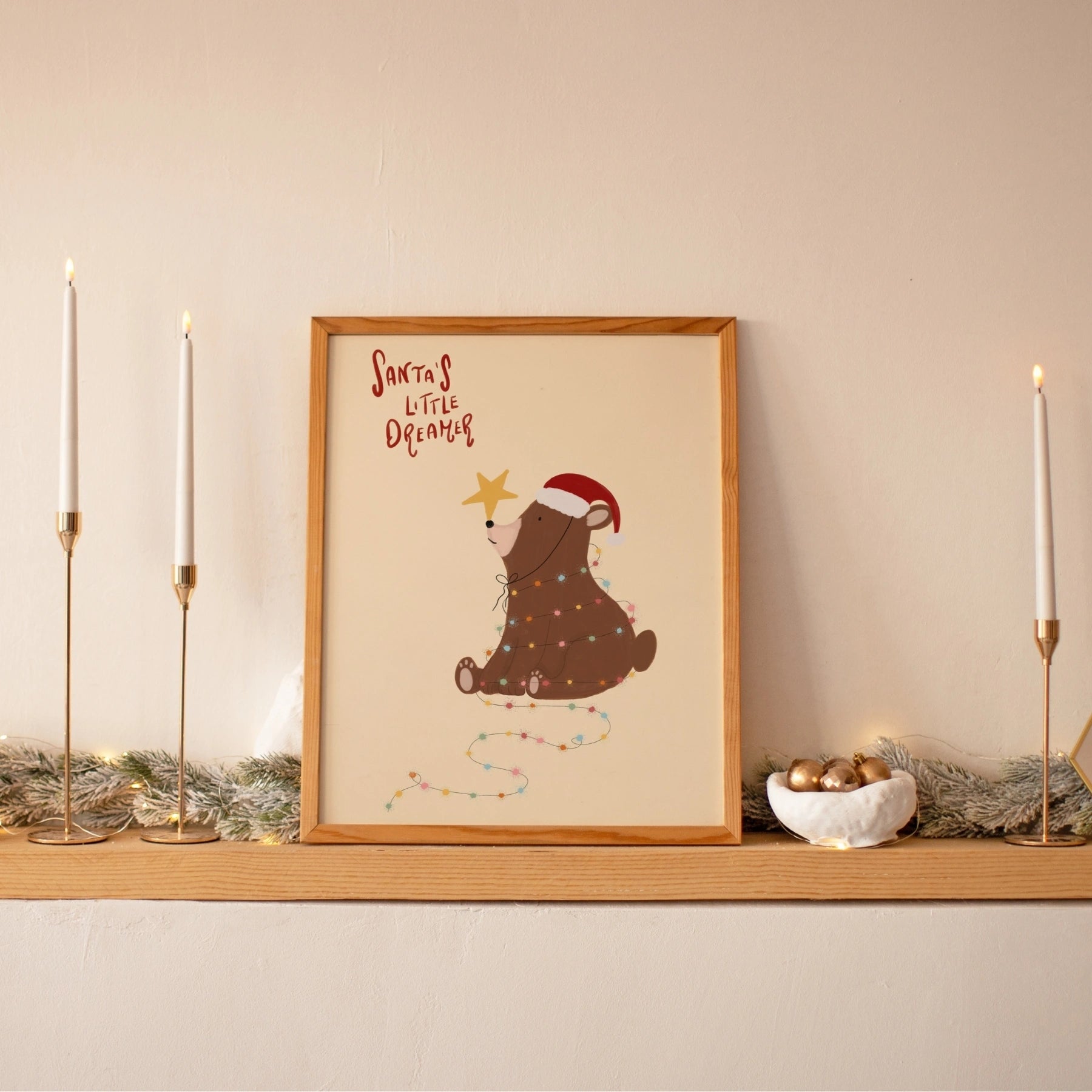 Il piccolo orsetto sognatore di Babbo Natale