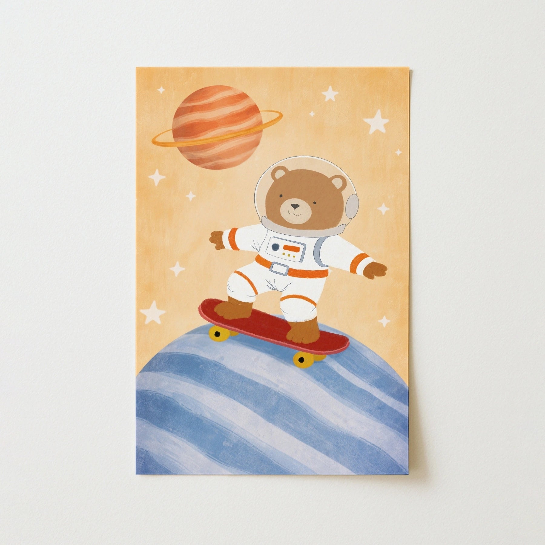 Decorazione camera per bambini dello spazio