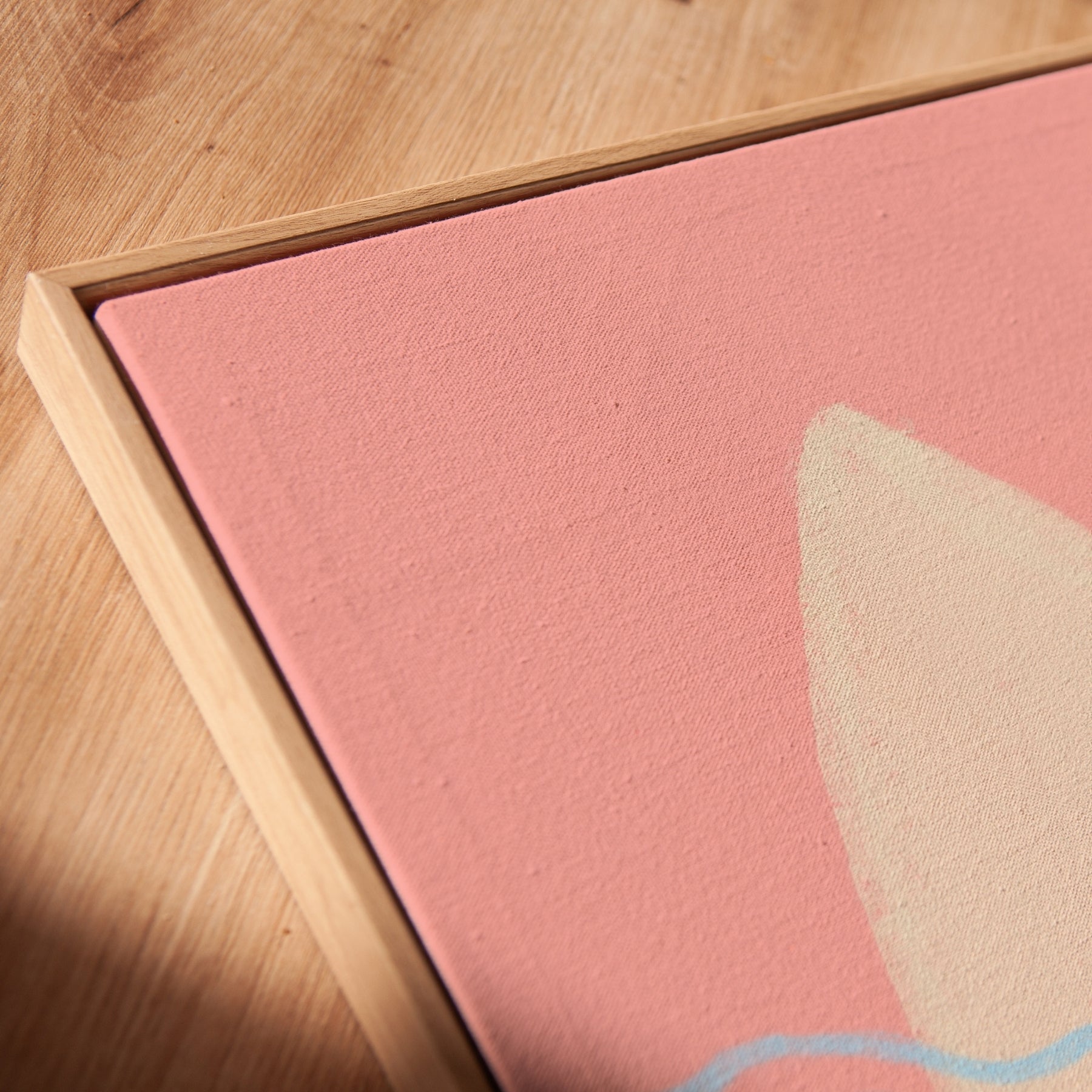 Pink Cat Nursery Canvas Wall Art