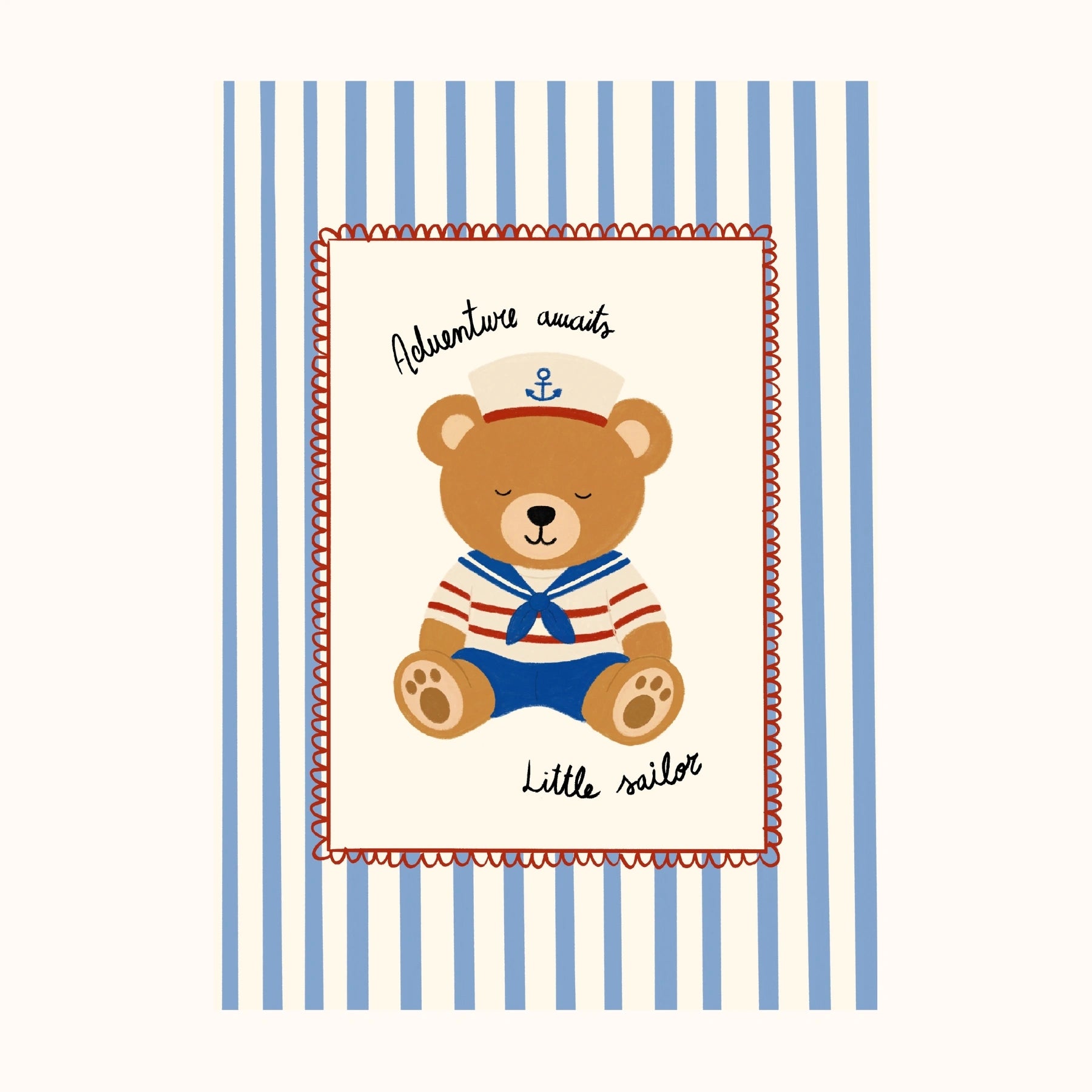 Set di 3 Stampe Nautiche per Cameretta