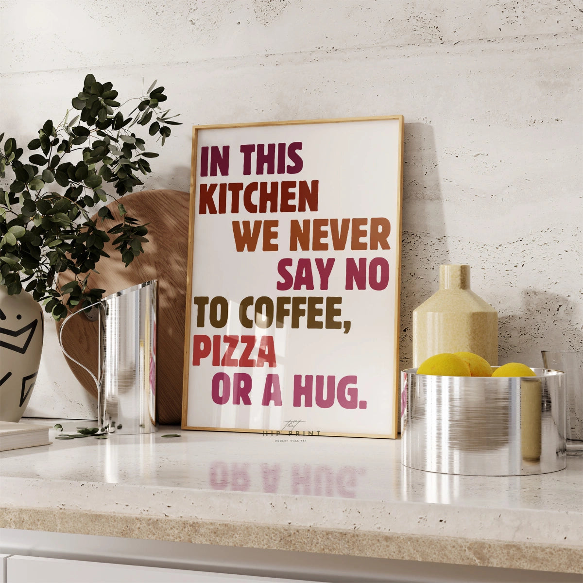 Funny Kitchen Wall Art – Quote Print