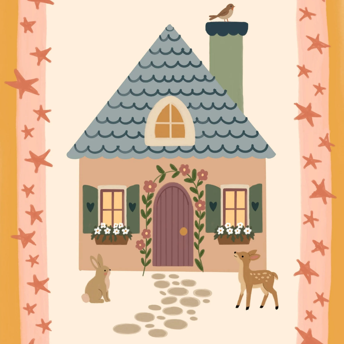 The Little Enchanted Cottage – Poster fürs Kinderzimmer