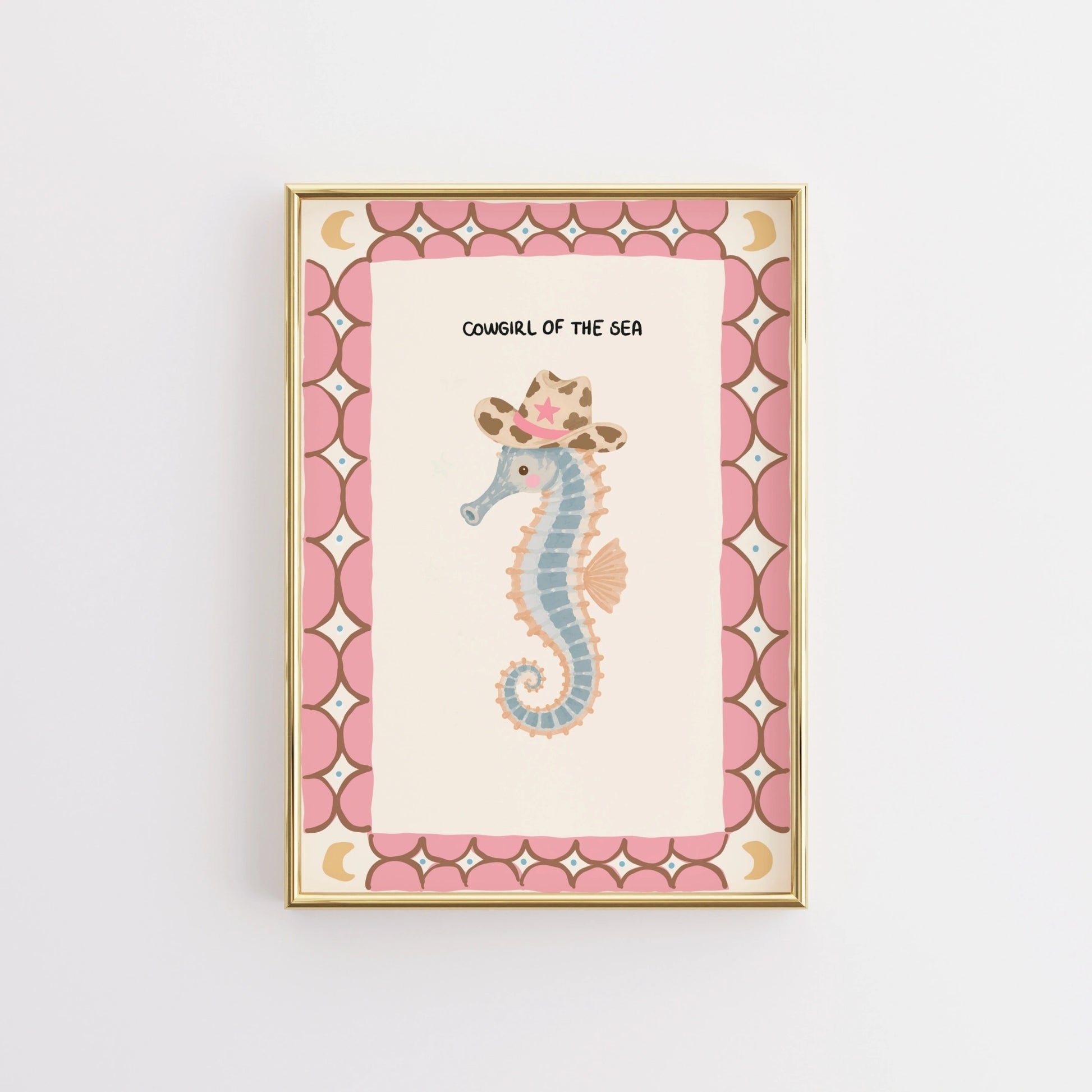 Seahorse Western Decor Wall Art