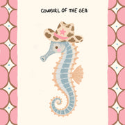 Seahorse Western Decor – Coastal Wall Art