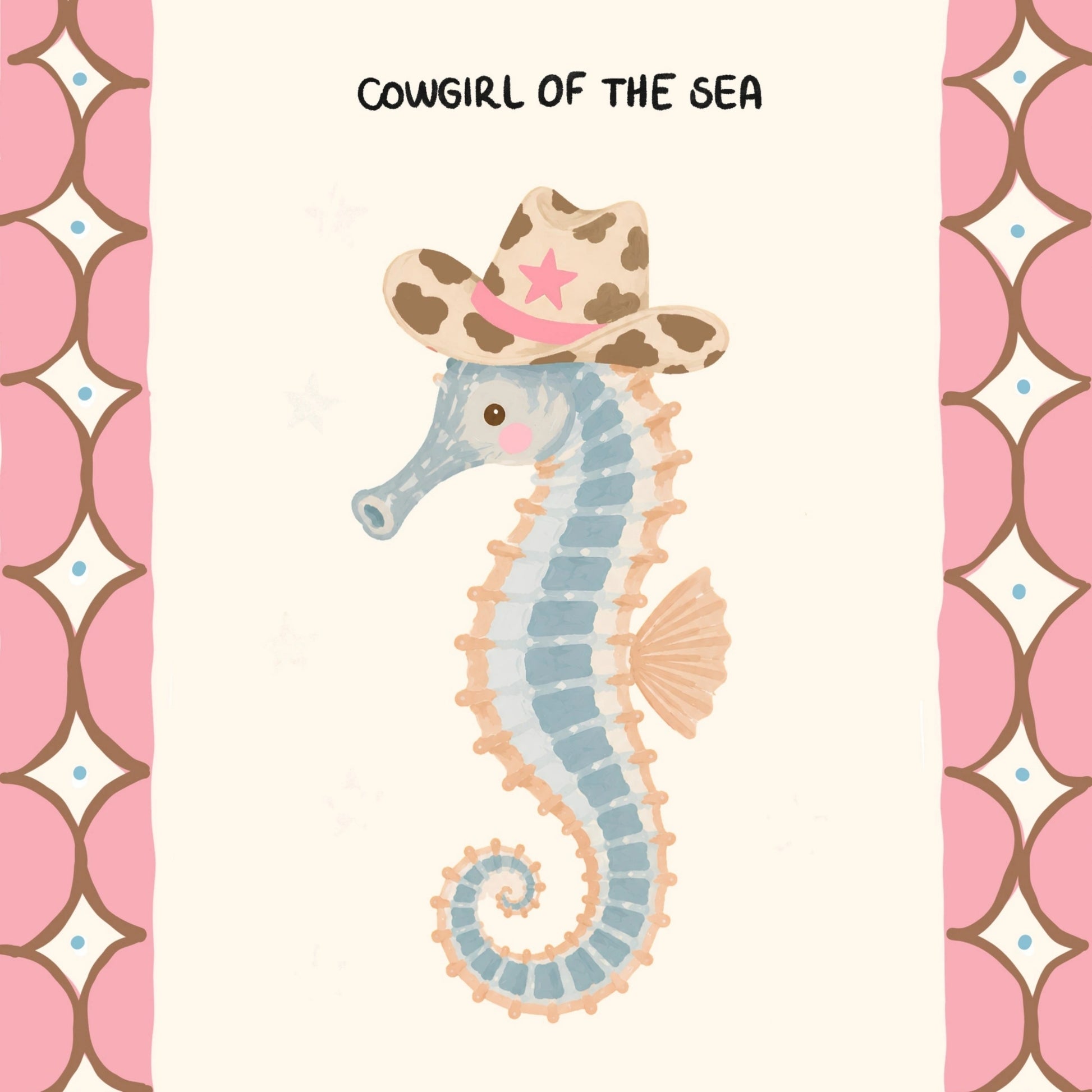 Seahorse Western Decor Wall Art