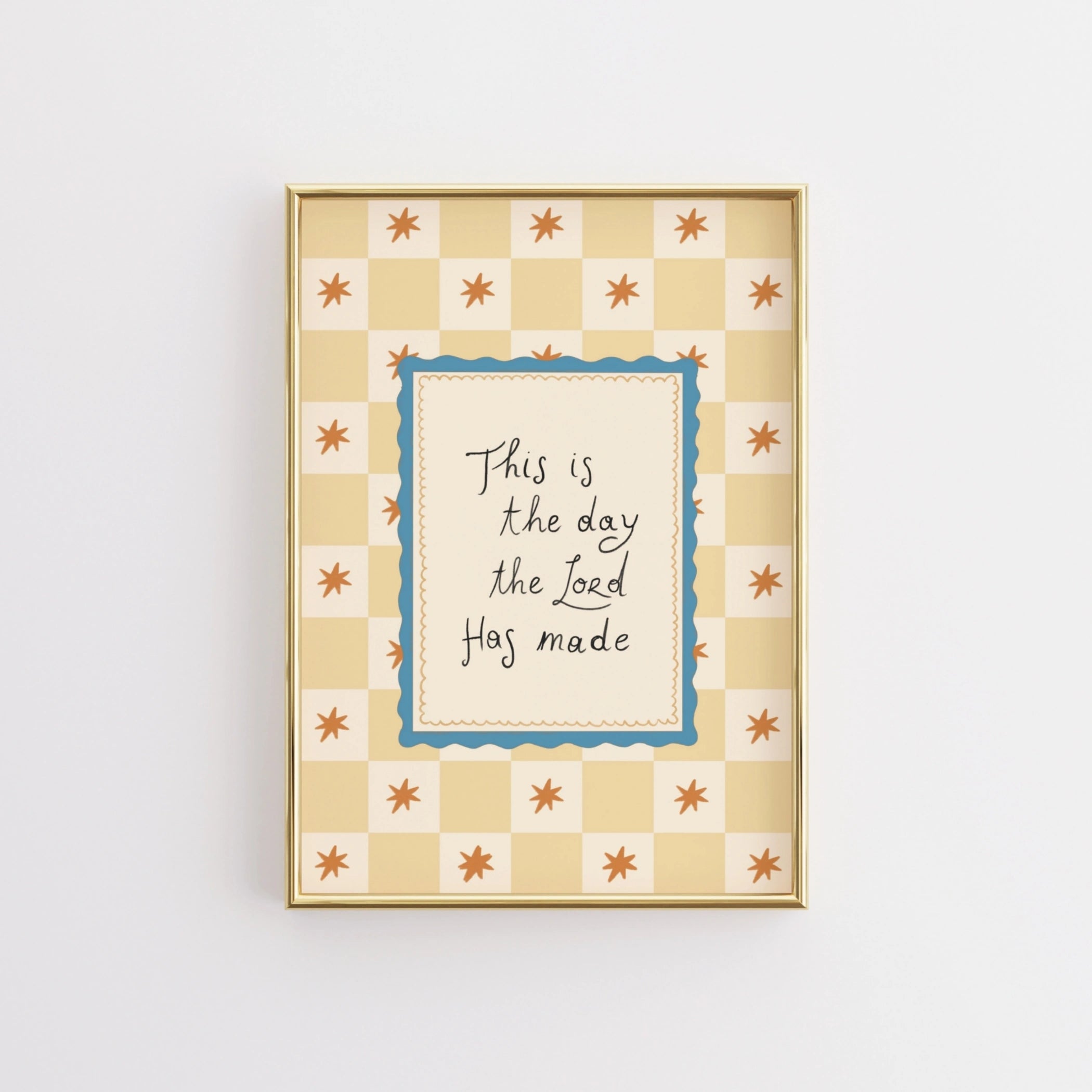 Décoration murale chrétienne pour chambre d'enfant