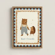 Best Friends – Nursery & Kids Canvas Wall Art