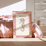 Seahorse Western Decor – Coastal Wall Art