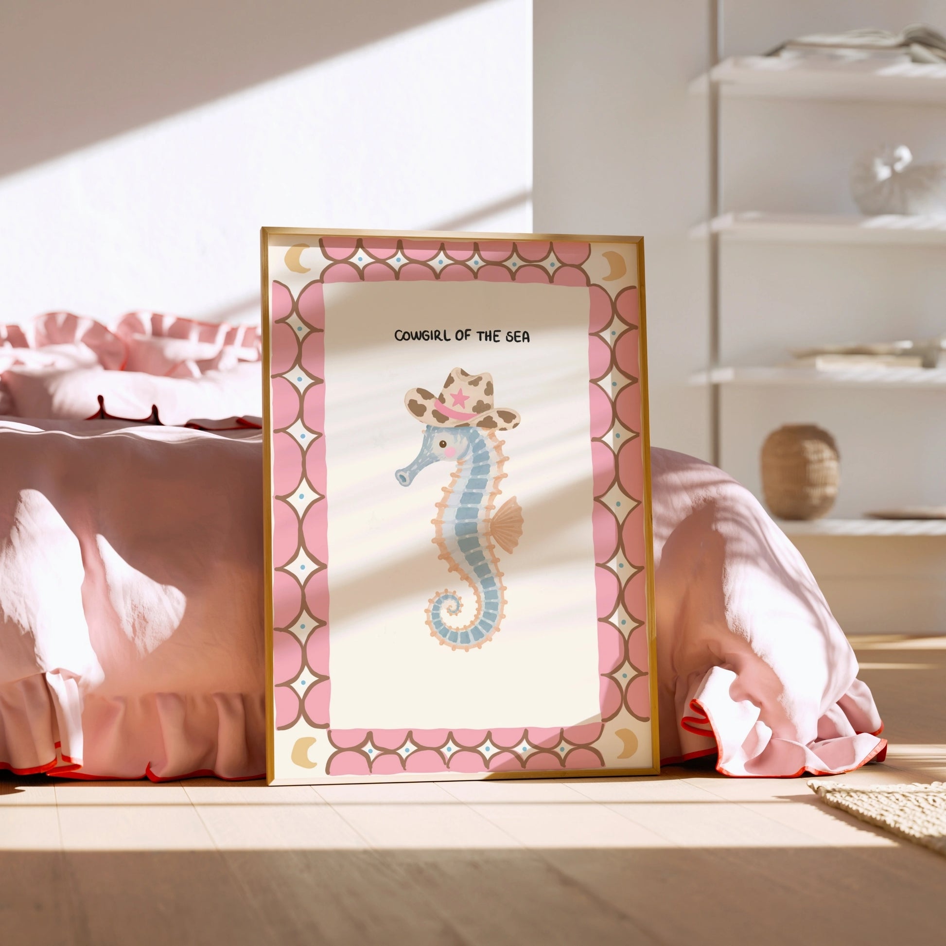 Seahorse Western Decor Wall Art