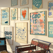 Blue Christian Wall Art Bundle – 100+ Printable Designs