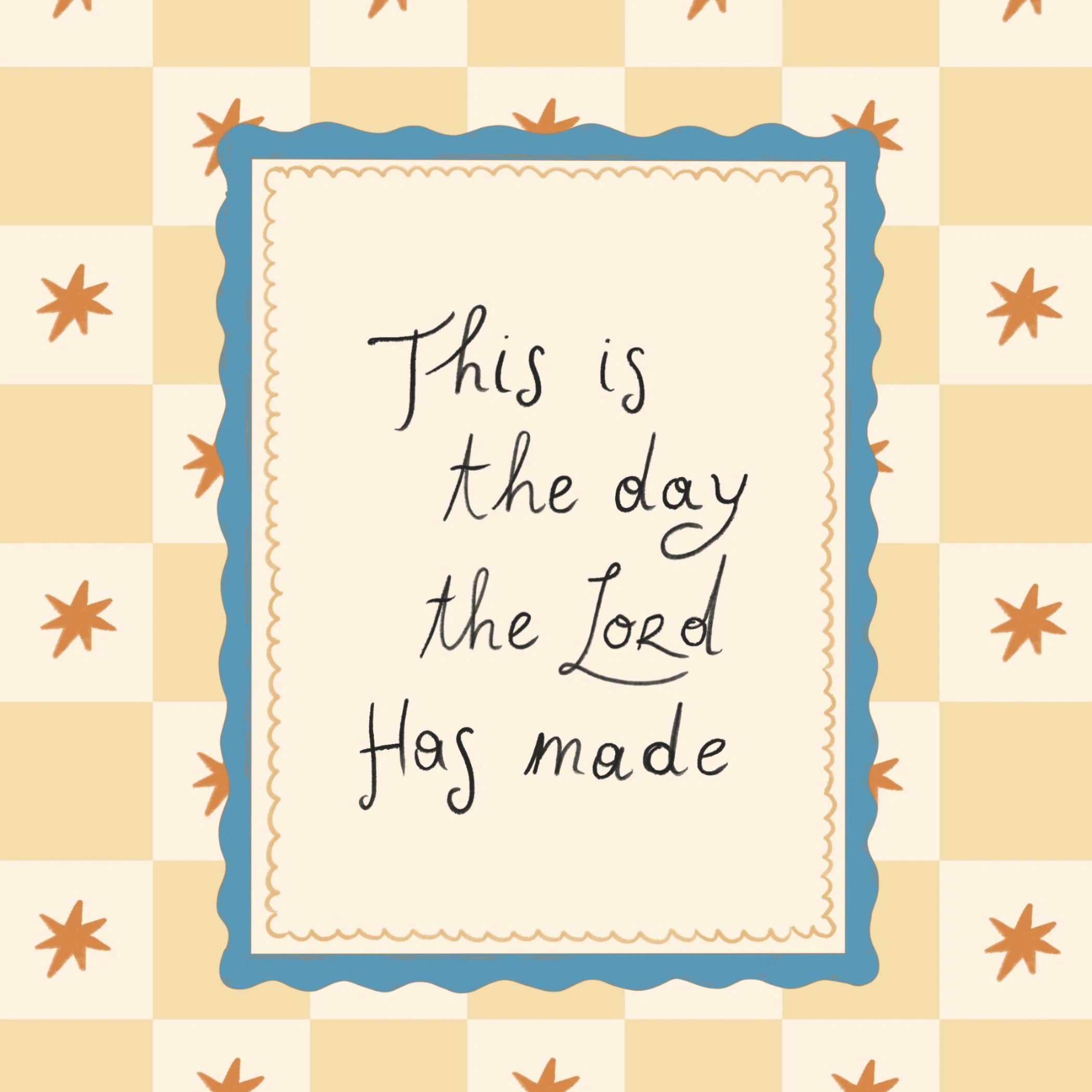 Décoration murale chrétienne pour chambre d'enfant