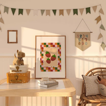 Strawberry Nursery Print