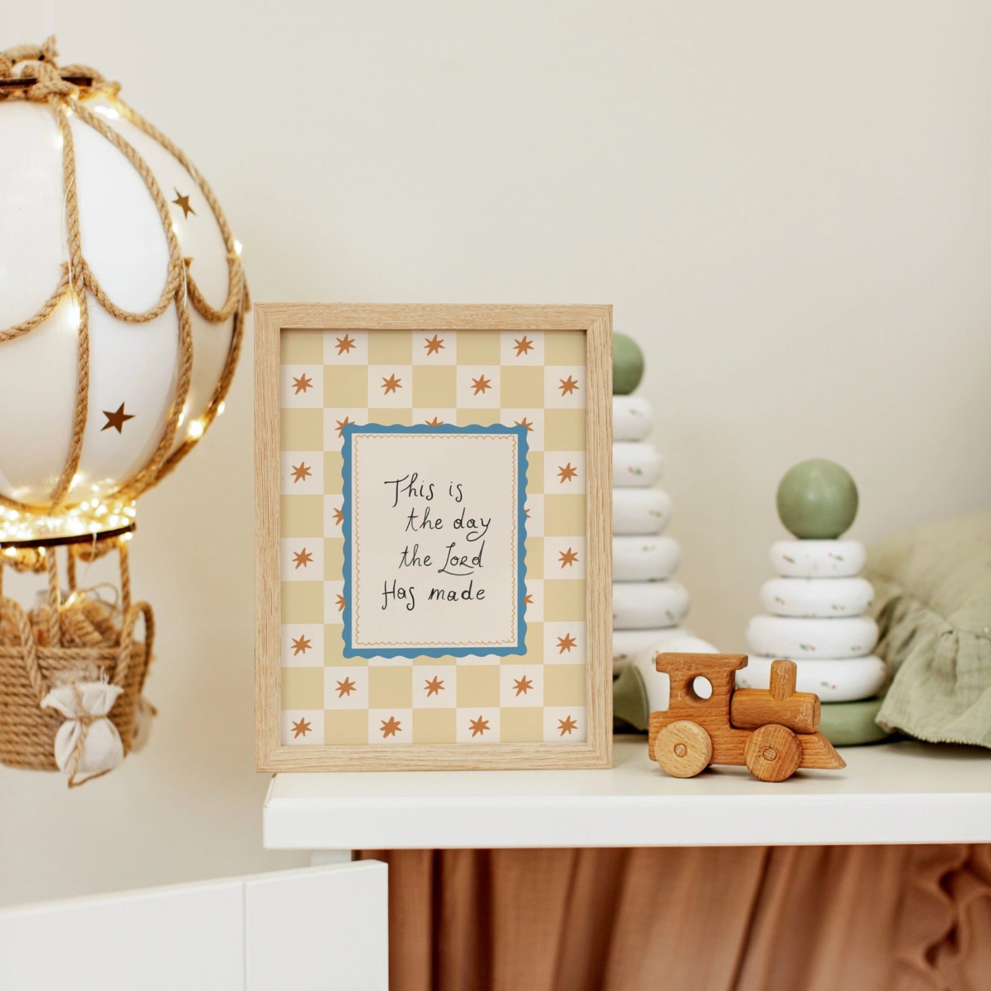 Décoration murale chrétienne pour chambre d'enfant