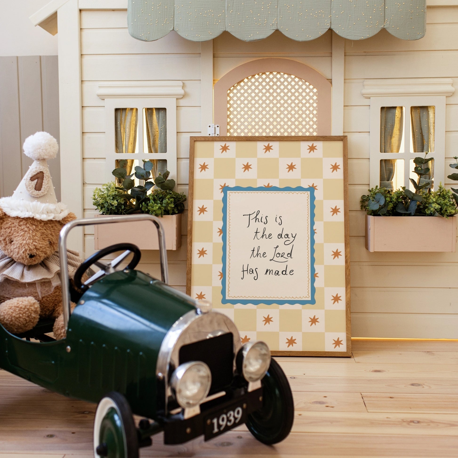 Décoration murale chrétienne pour chambre d'enfant