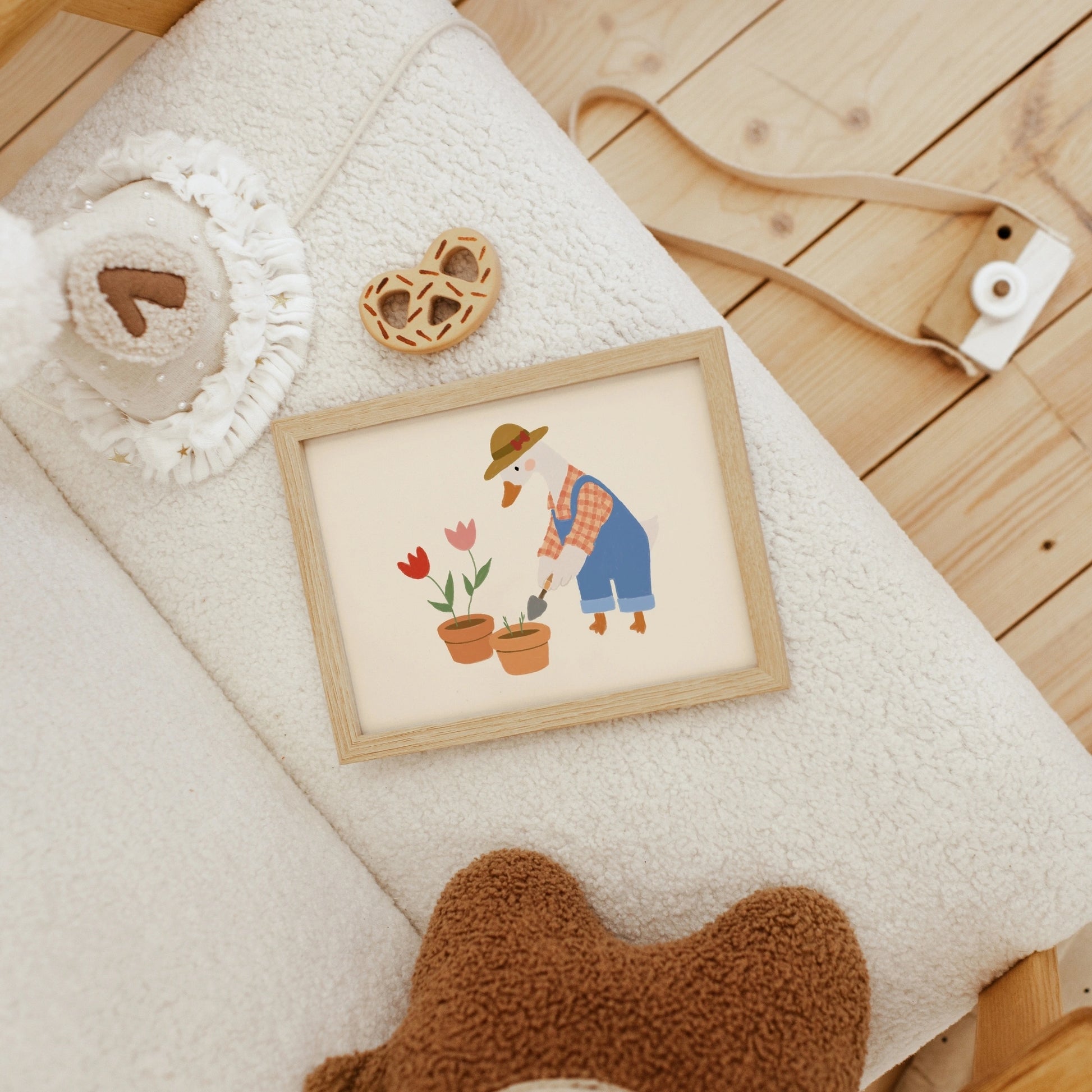 Stampa Oca giardiniera per cameretta