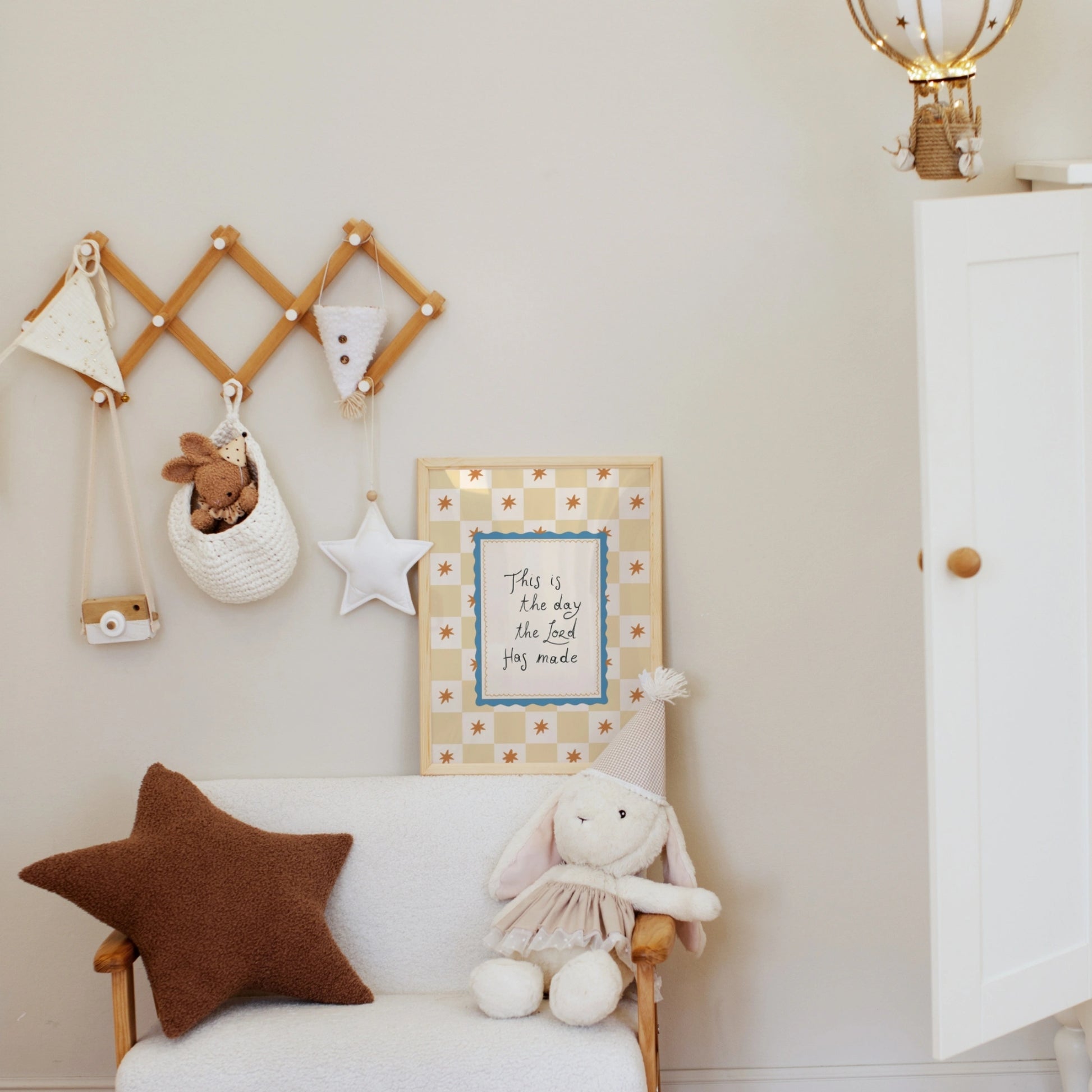 Décoration murale chrétienne pour chambre d'enfant