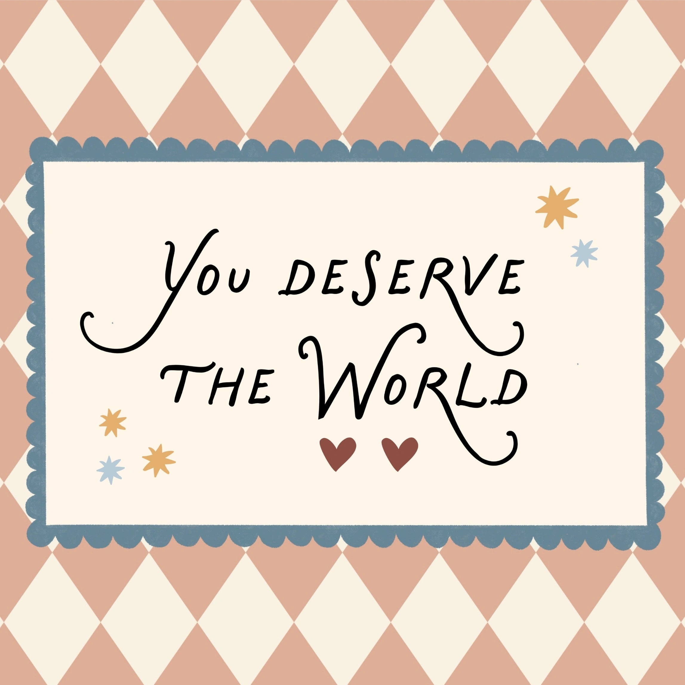 Stampa motivazionale per cameretta