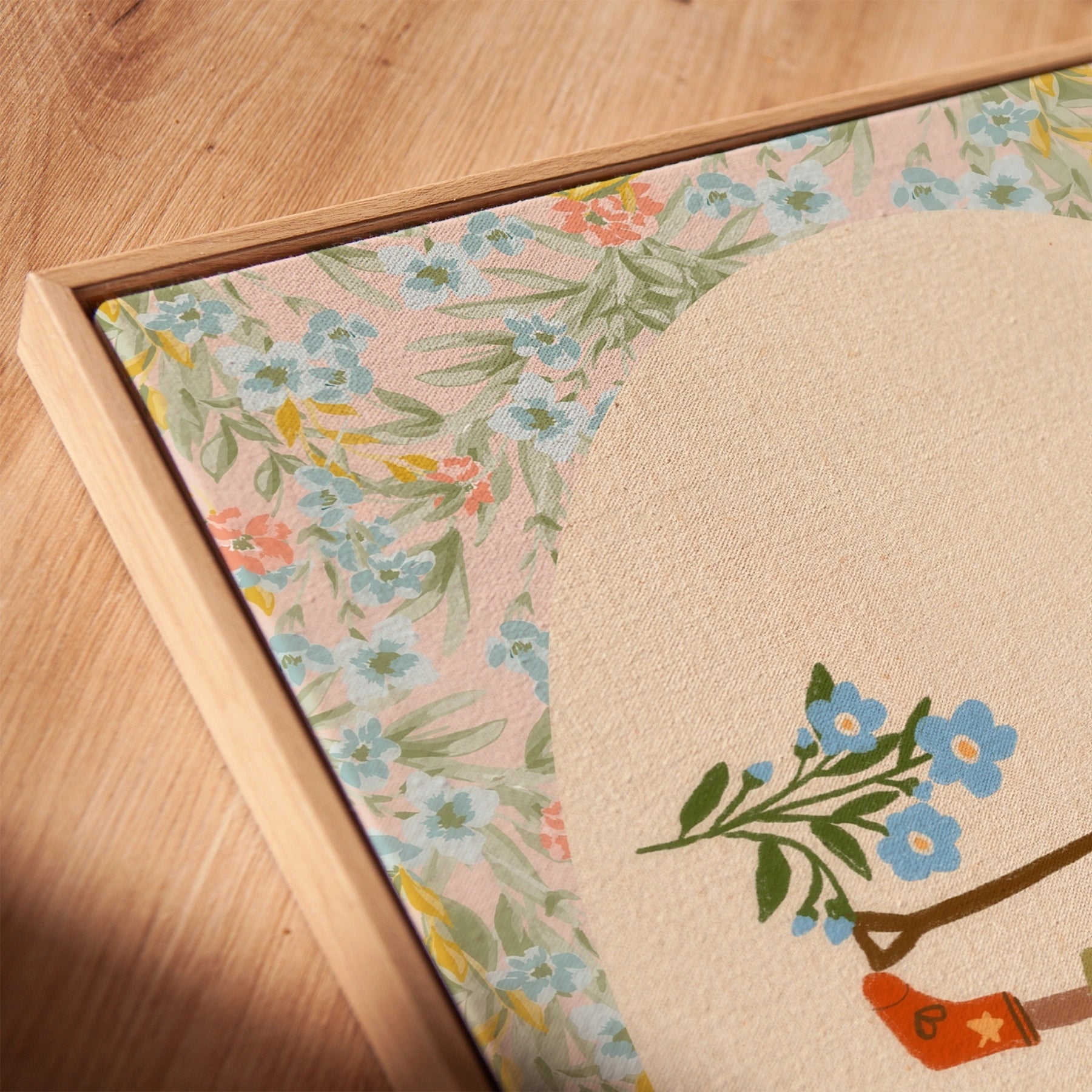 Gardening Goose Vintage Nursery Canvas Print
