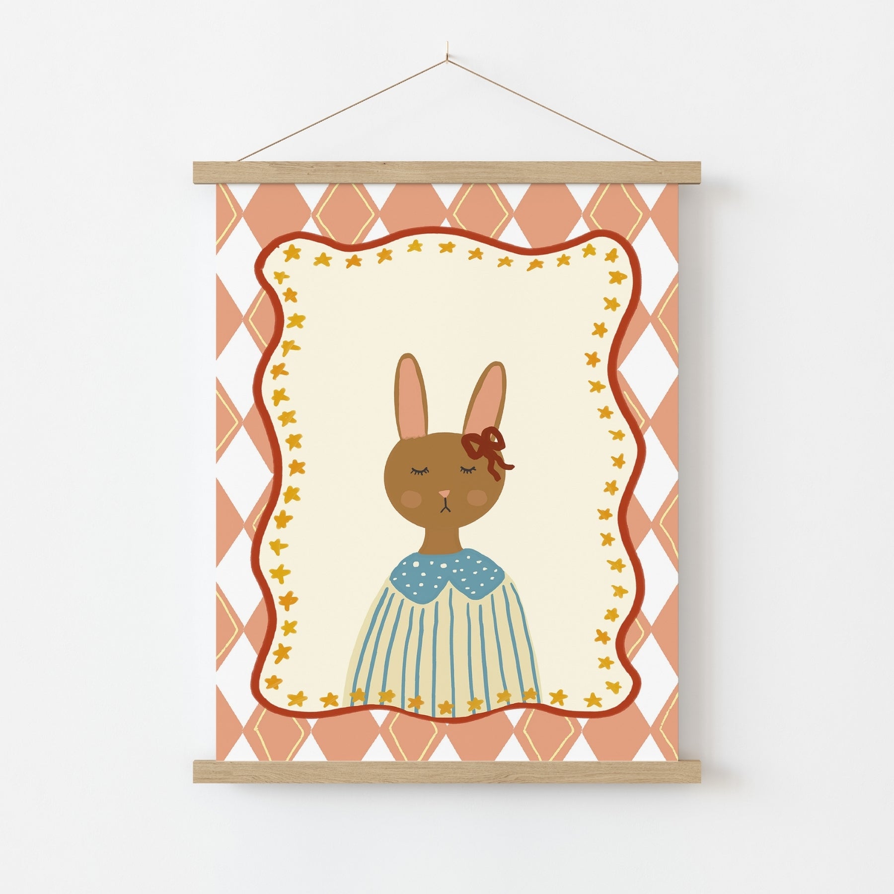 Lámina Vintage de Conejito