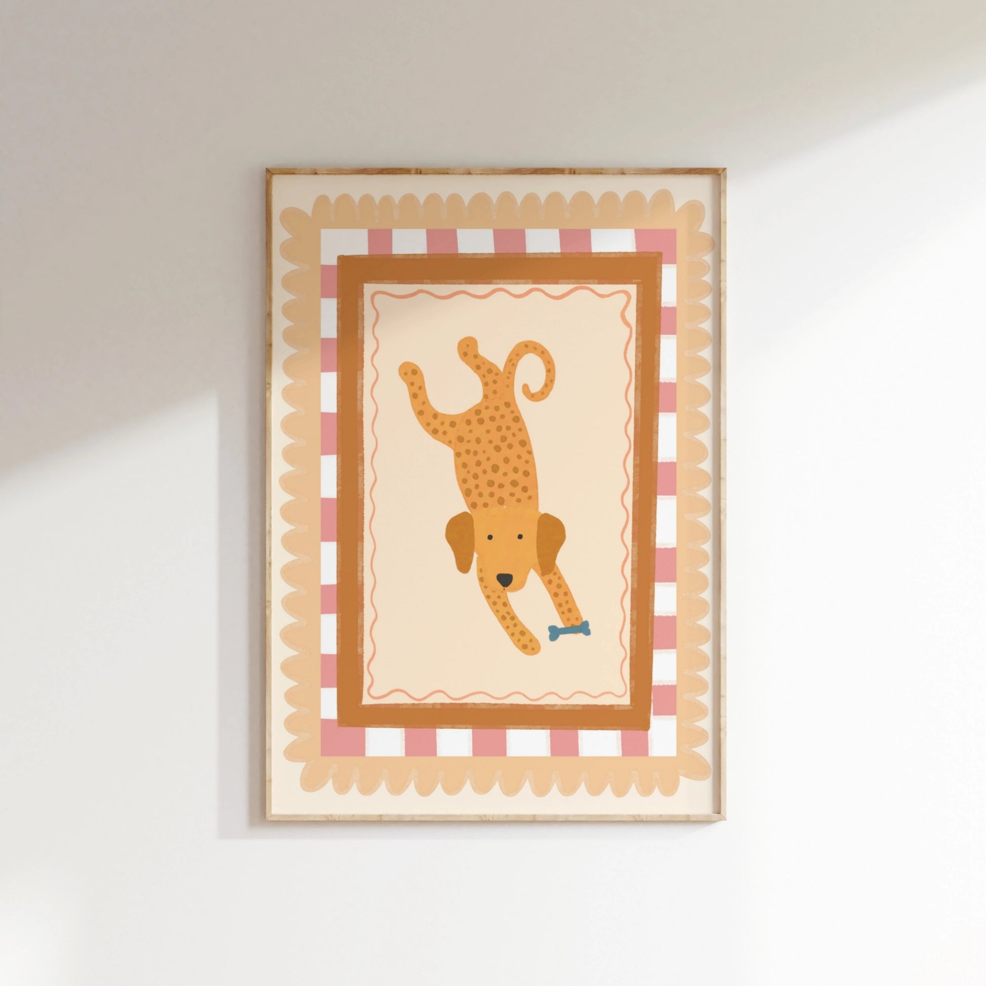 Puppy Nursery Print, Vintage Nursery Decor