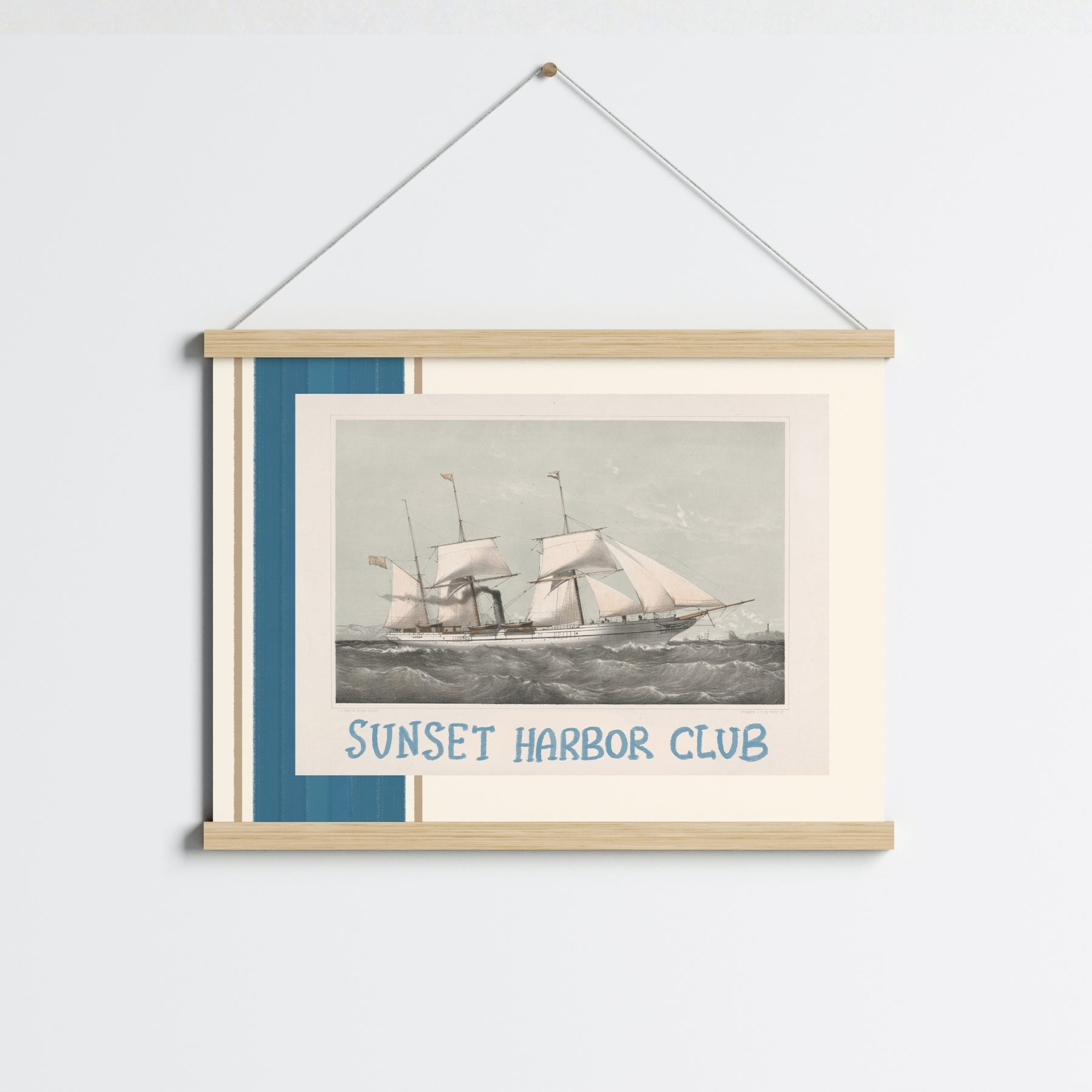 Vintage Sailing Ship Print