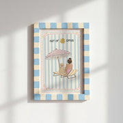 Trendy Beach Girl – Coastal Wall Art