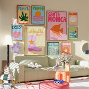 Preppy Travel Wall Art Bundle – 100+ Printable Designs